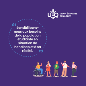 Communauté étudiante en situation de handicap